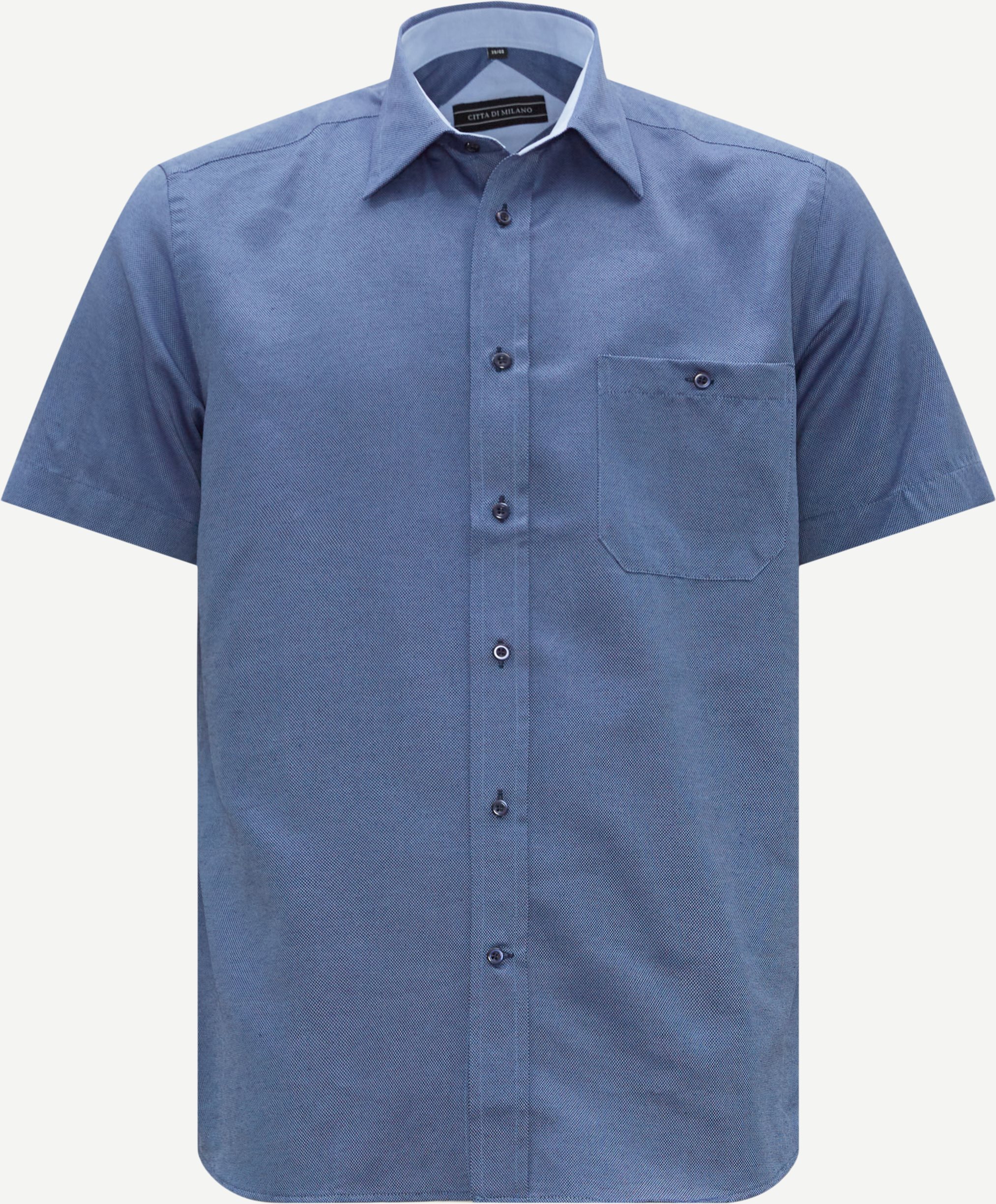 Citta di Milano Short-sleeved shirts TRAPANI Blue